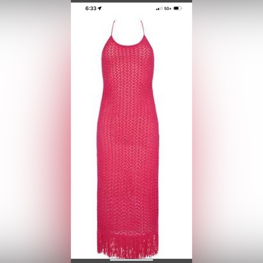 Capittana Ali Fuschia Knitted Dress